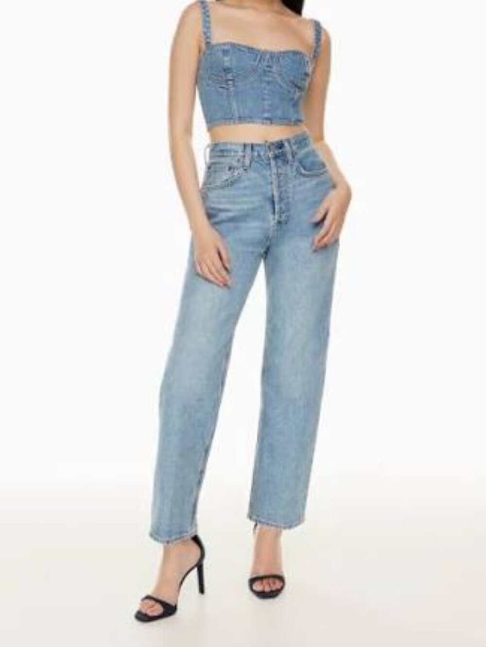 Aritzia Denim Forum Joni High Rise Loose 29L Jeans Size 24